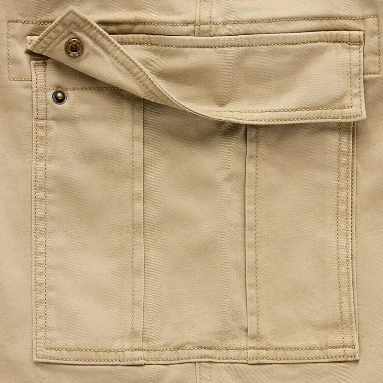 St. John's Bay Comfort Waist 10" & 11" Mens Mid Rise Big and Tall Stretch Fabric Cargo Short