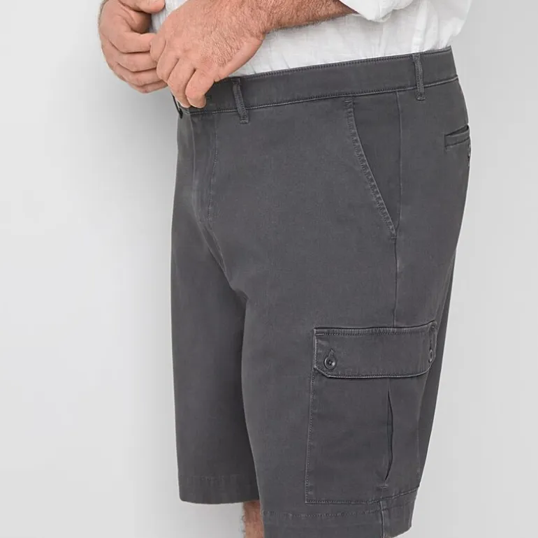 St. John's Bay Comfort Waist 10" & 11" Mens Big and Tall Stretch Fabric Cargo Short