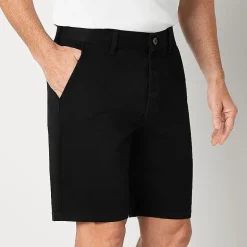St. John's Bay Dexterity Mens 10" Adaptive Stretch Fabric Adjustable Features Easy-on + Easy-off Chino Short