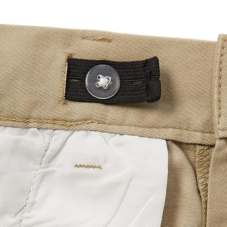 St. John's Bay Dexterity Mens 10" Adaptive Stretch Fabric Adjustable Features Easy-on + Easy-off Chino Short