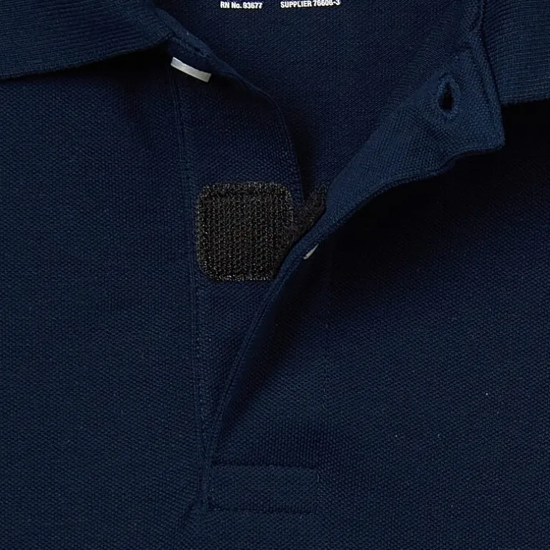 St. John's Bay Dexterity Premium Stretch Mens Classic Fit Easy-on + Easy-off Adaptive Short Sleeve Polo Shirt