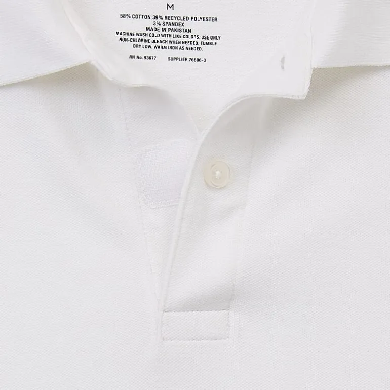 St. John's Bay Dexterity Premium Stretch Mens Classic Fit Easy-on + Easy-off Adaptive Short Sleeve Polo Shirt