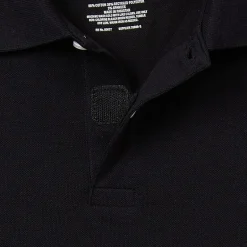 St. John's Bay Dexterity Premium Stretch Mens Classic Fit Easy-on + Easy-off Adaptive Short Sleeve Polo Shirt