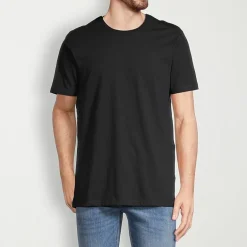 St. John's Bay Dexterity Super Soft Mens Easy-on + Easy-off Crew Neck Short Sleeve Adaptive T-Shirt