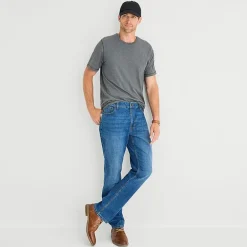 St. John's Bay Dexterity Super Soft Mens Easy-on + Easy-off Crew Neck Short Sleeve Adaptive T-Shirt