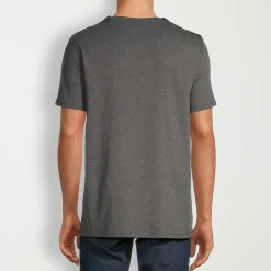 St. John's Bay Dexterity Super Soft Mens Easy-on + Easy-off Crew Neck Short Sleeve Adaptive T-Shirt