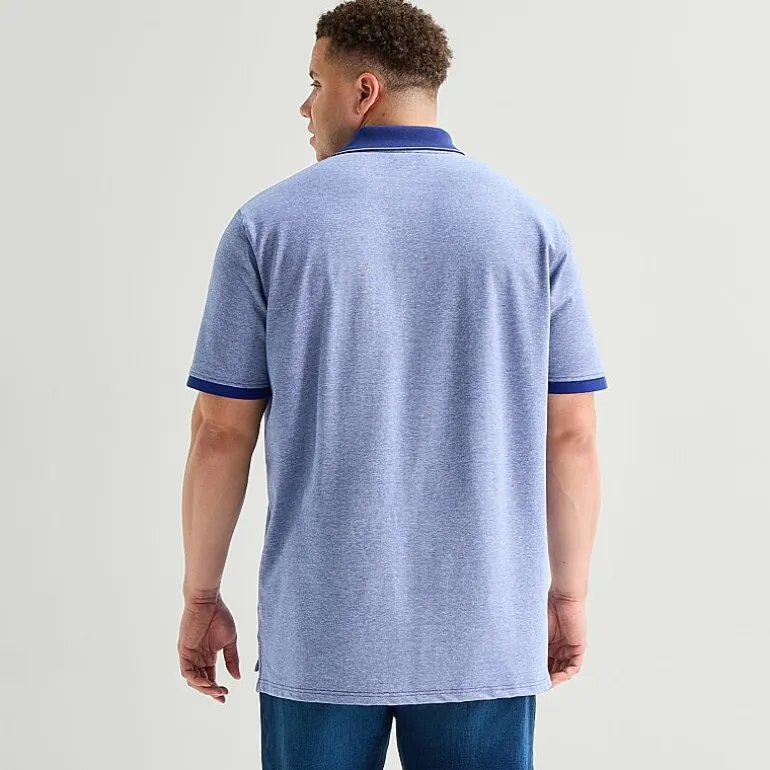 St. John's Bay Essential Oxford Big and Tall Mens Classic Fit Short Sleeve Polo Shirt