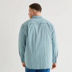 St. John's Bay Everyday Stretch Mens Long Sleeve Classic Fit Big and Tall Button-Down Shirt