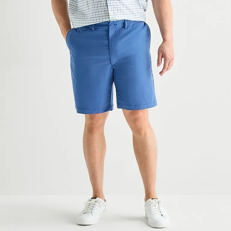 St. John's Bay Extender Waistband Performance 10" & 11" Mens Mid Rise Big and Tall Golf Short