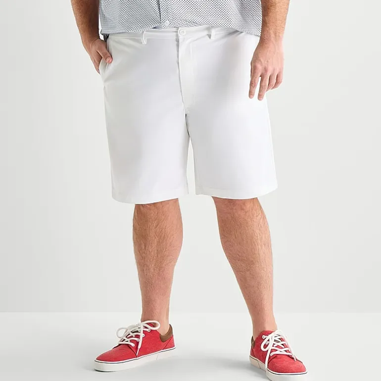 St. John's Bay Extender Waistband Performance 10" & 11" Mens Mid Rise Big and Tall Golf Short