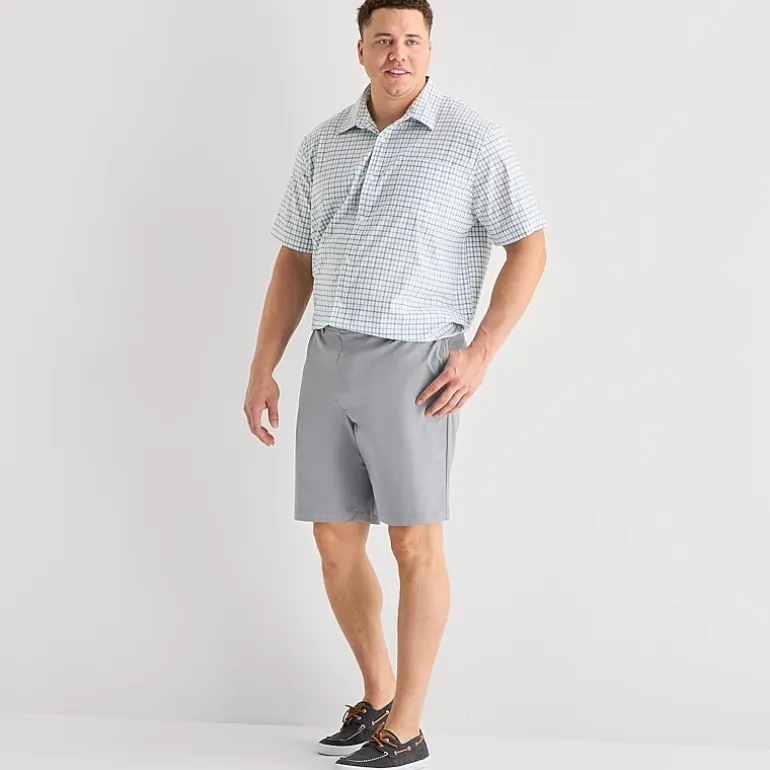 St. John's Bay Extender Waistband Performance 10" & 11" Mens Mid Rise Big and Tall Golf Short
