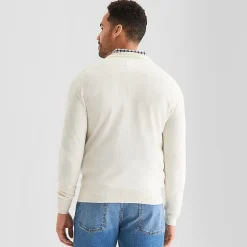 St. John's Bay Fine Gauge Mens Crew Neck Long Sleeve Pullover Sweater