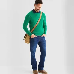 St. John's Bay Fine Gauge Mens Crew Neck Long Sleeve Pullover Sweater