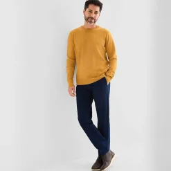 St. John's Bay Fine Gauge Mens Crew Neck Long Sleeve Pullover Sweater