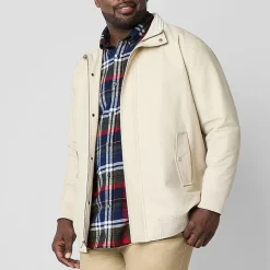 St. John's Bay Harrington Golf Mens Big and Tall Bomber Jacket