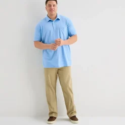 St. John's Bay Jersey Big and Tall Mens Classic Fit Short Sleeve Polo Shirt