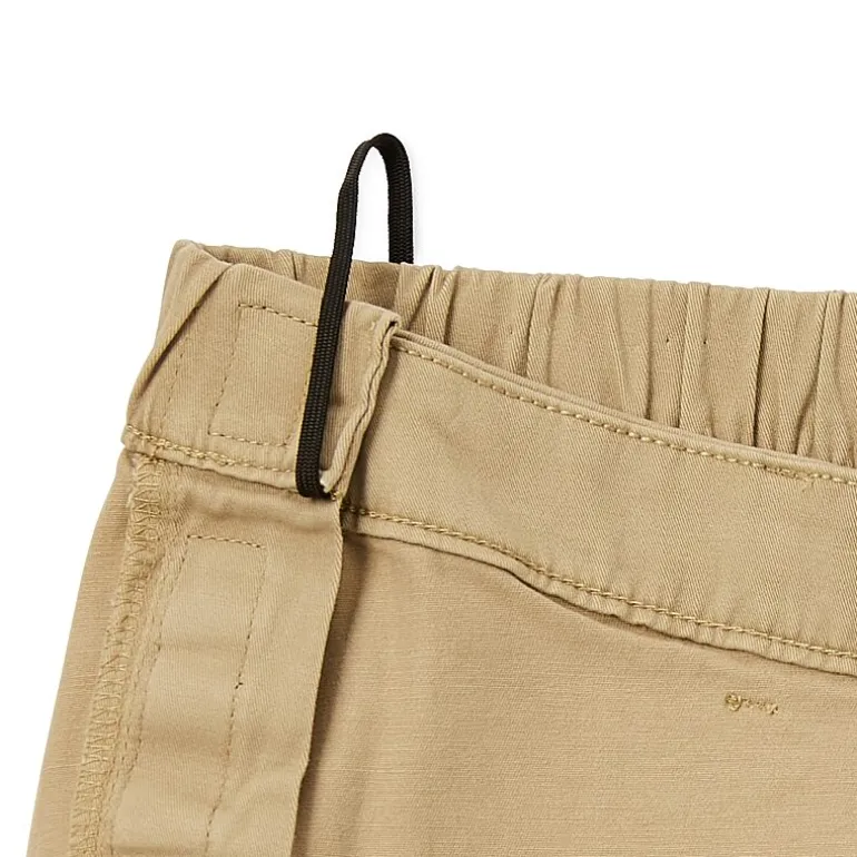 St. John's Bay Mens 10" Adaptive Stretch Fabric Easy-on + Easy-off Seated Wear Chino Short