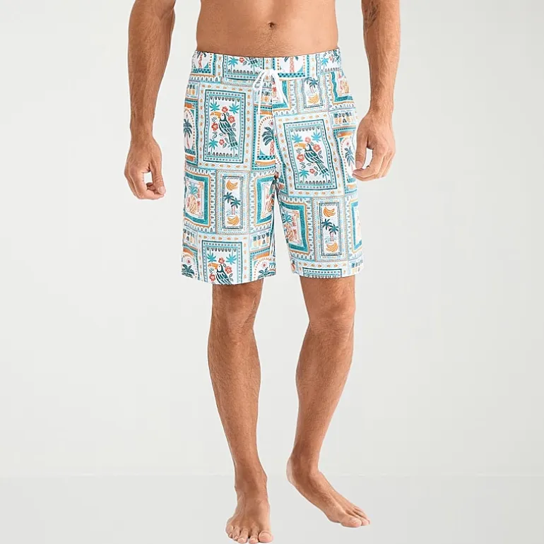 St. John's Bay Mens 9" Americana Abstract Board Shorts