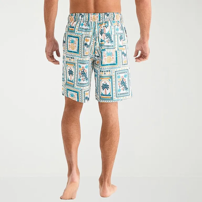 St. John's Bay Mens 9" Americana Abstract Board Shorts