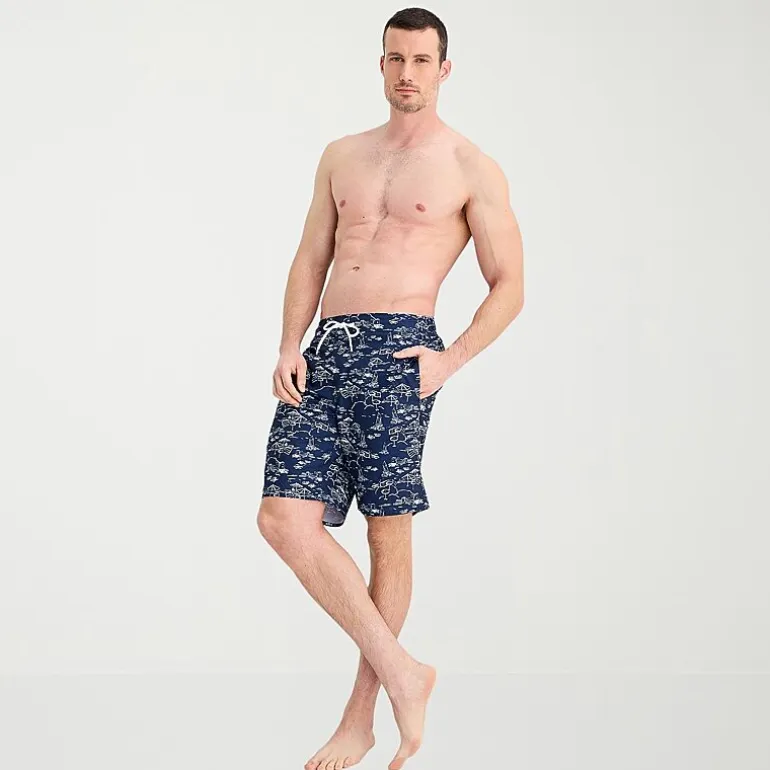 St. John's Bay Mens 9" Americana Abstract Board Shorts
