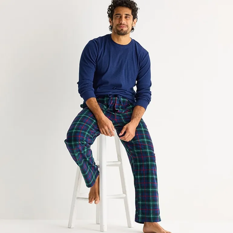 St. John's Bay Mens Big and Tall Microfleece Pajama Pants