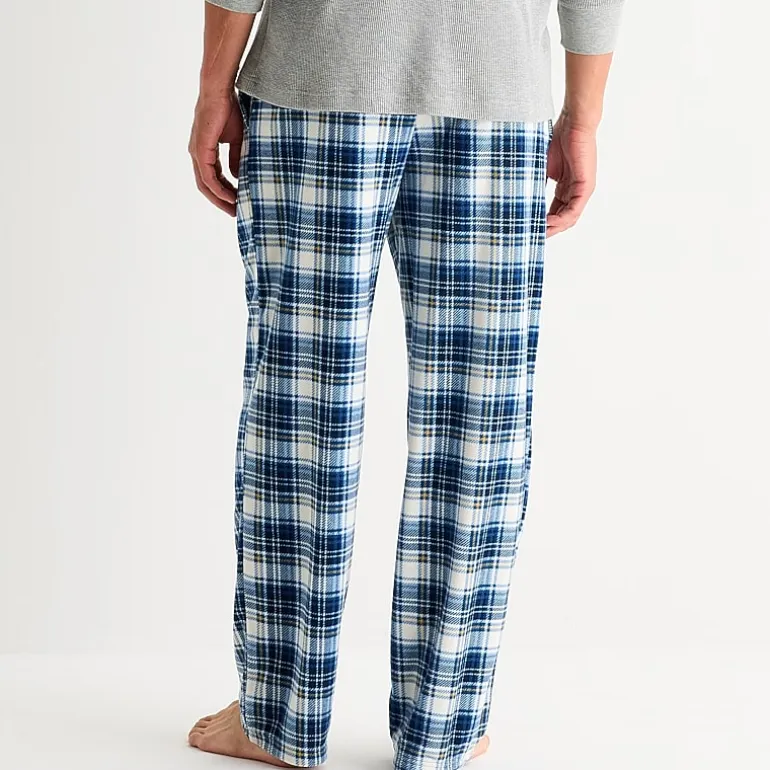 St. John's Bay Mens Big and Tall Microfleece Pajama Pants