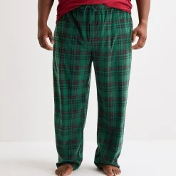 St. John's Bay Mens Big and Tall Microfleece Pajama Pants