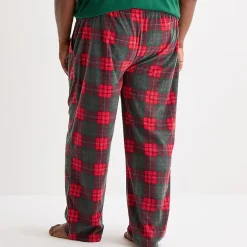 St. John's Bay Mens Big and Tall Microfleece Pajama Pants