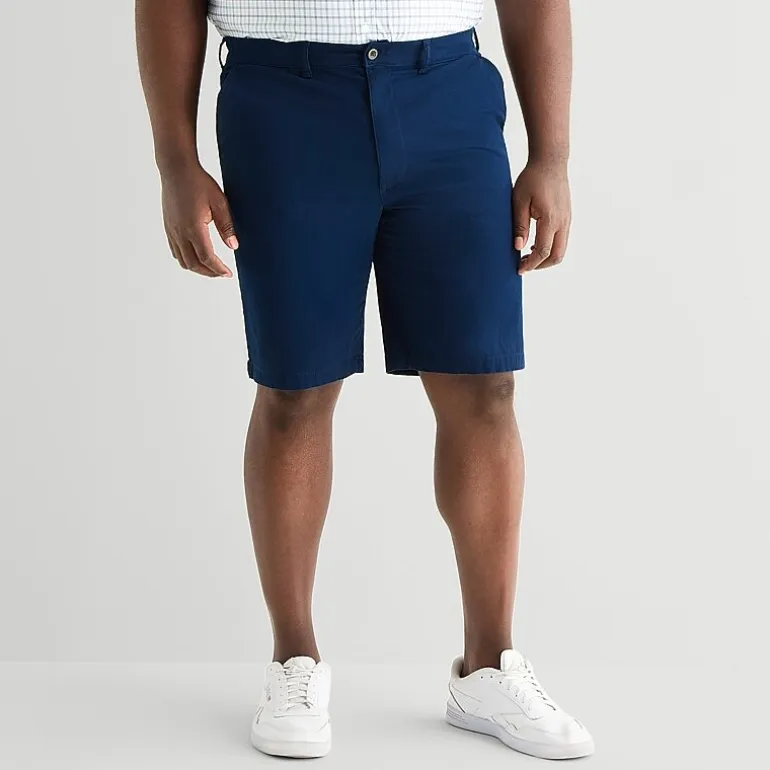St. John's Bay Mens 10" Big and Tall Stretch Fabric Chino Short