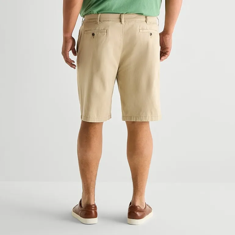 St. John's Bay Mens 10" Big and Tall Stretch Fabric Chino Short