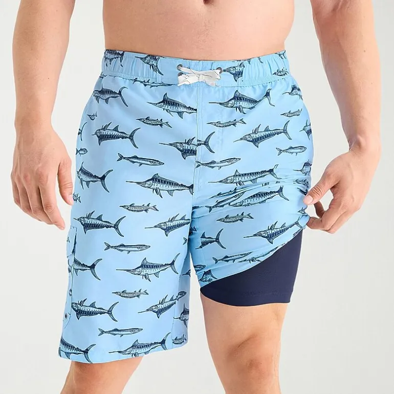 St. John's Bay Mens Big and Tall 10" Swim Trunks