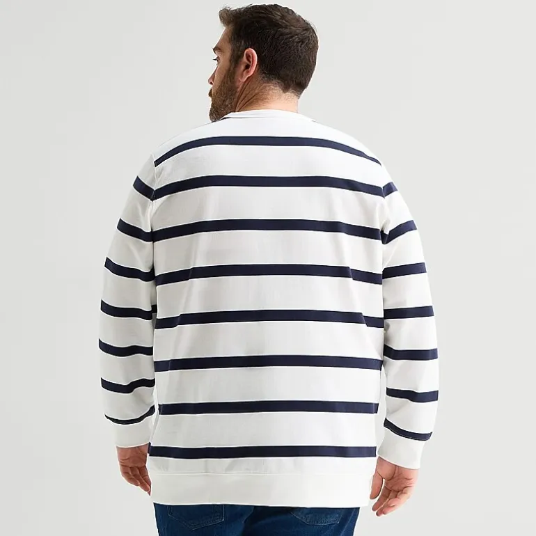 St. John's Bay Mens Crew Neck Long Sleeve Big and Tall Sweatshirt