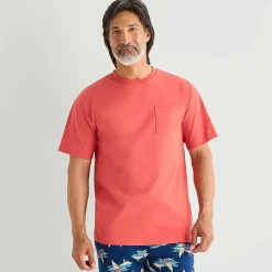 St. John's Bay Mens Crew Neck Short Sleeve Pajama Top