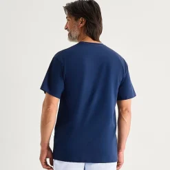 St. John's Bay Mens Crew Neck Short Sleeve Pajama Top