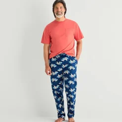 St. John's Bay Mens Crew Neck Short Sleeve Pajama Top