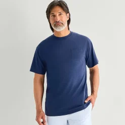 St. John's Bay Mens Crew Neck Short Sleeve Pajama Top
