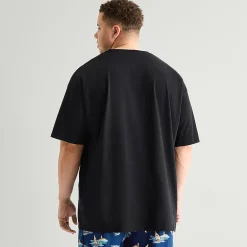 St. John's Bay Mens Crew Neck Short Sleeve Big and Tall Pajama Top