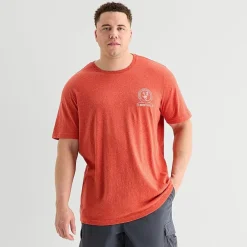 St. John's Bay Mens Crew Neck Short Sleeve Classic Fit Big and Tall Graphic T-Shirt