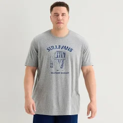 St. John's Bay Mens Crew Neck Short Sleeve Classic Fit Big and Tall Graphic T-Shirt