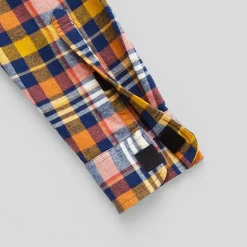 St. John's Bay Mens Easy-on + Easy-off Seated Wear Long Sleeve Adaptive Classic Fit Flannel Shirt