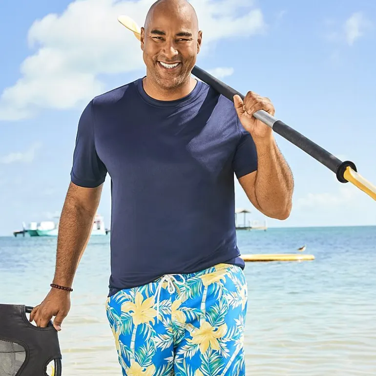 St. John's Bay Mens 10" Floral Big and Tall Board Shorts