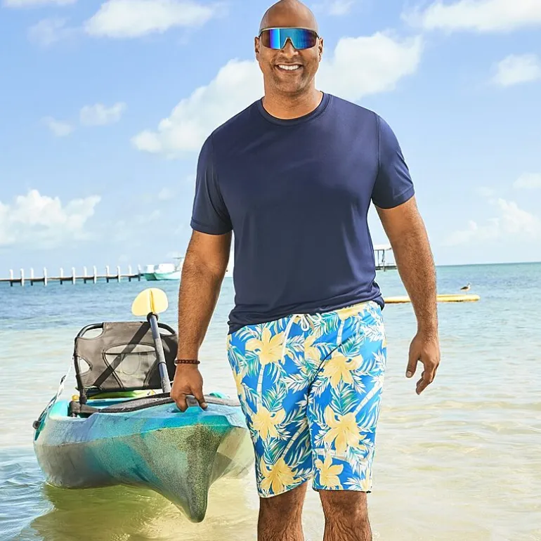 St. John's Bay Mens 10" Floral Big and Tall Board Shorts