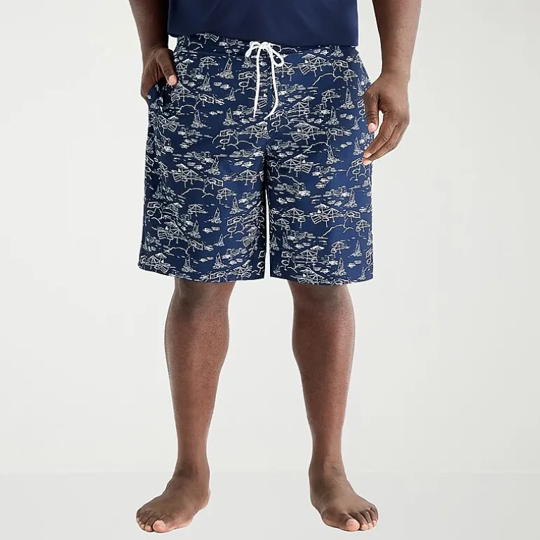 St. John's Bay Mens 10" Floral Big and Tall Board Shorts