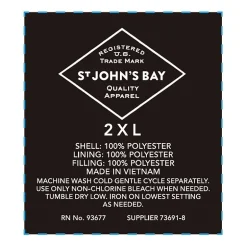 St. John's Bay Mens Midweight Big and Tall Jacket