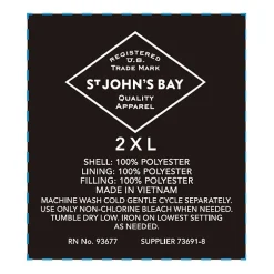 St. John's Bay Mens Midweight Big and Tall Jacket