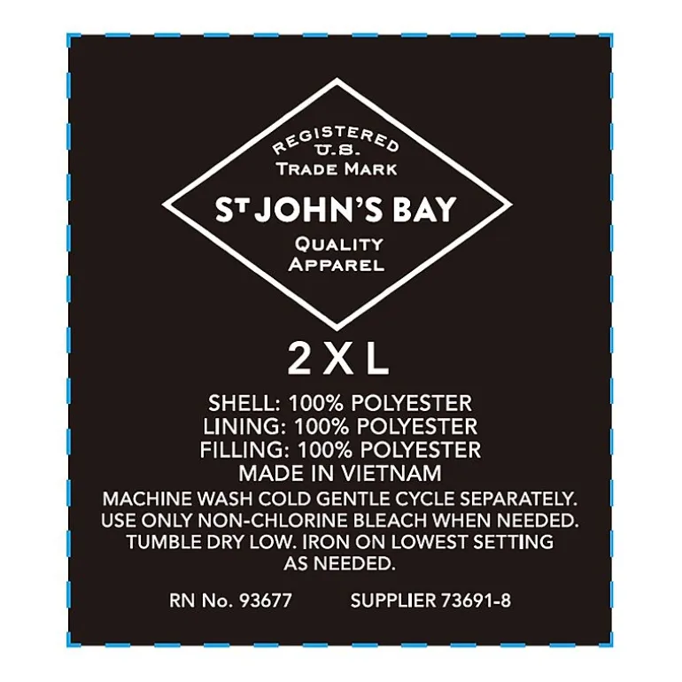 St. John's Bay Mens Midweight Big and Tall Jacket