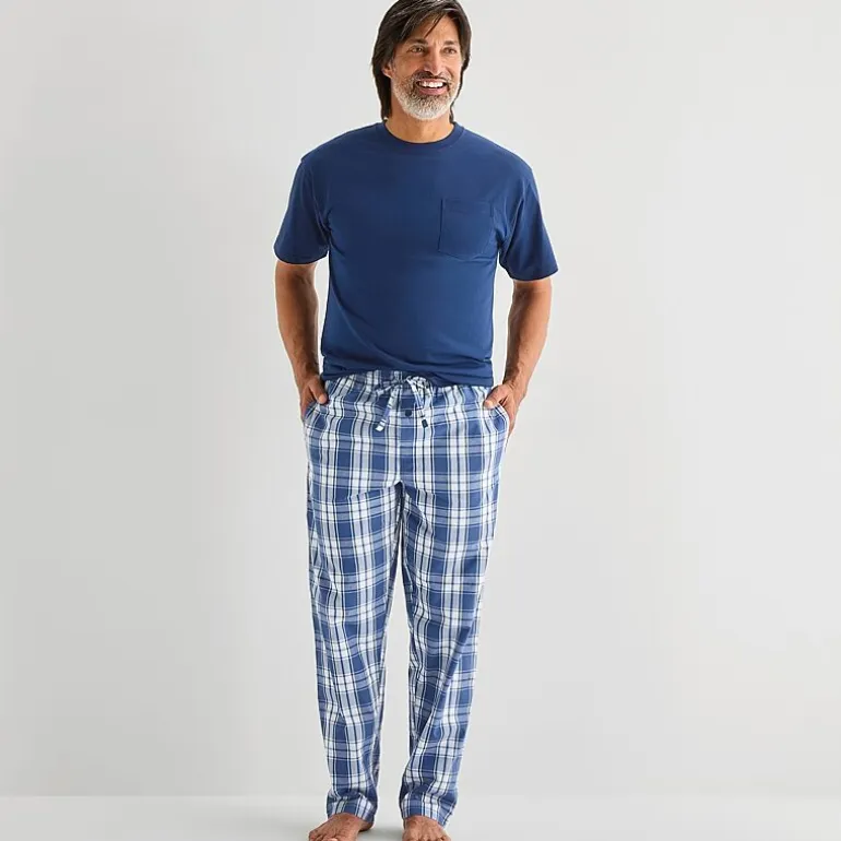 St. John's Bay Mens Poplin Pajama Pants
