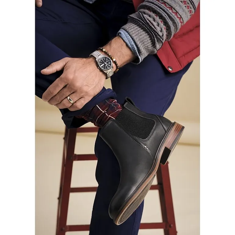 St. John's Bay Mens Rutland Flat Heel Chelsea Boots