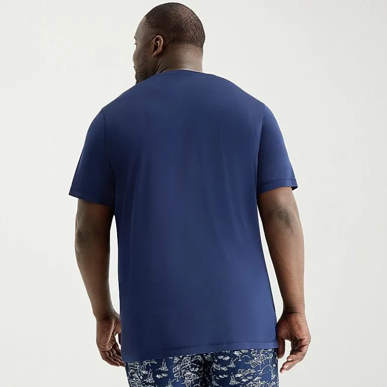 St. John's Bay Mens Short Sleeve Swim Shirt Big and Tall