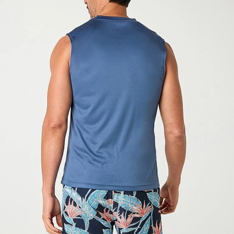 St. John's Bay Mens Sleeveless Swim Shirt